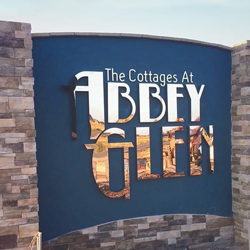 Abbey Glen Monument Sign