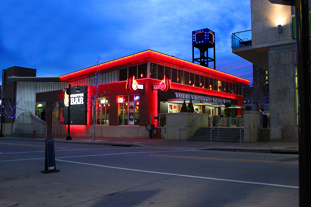 BK Whopper Bar - Red Laser Wash