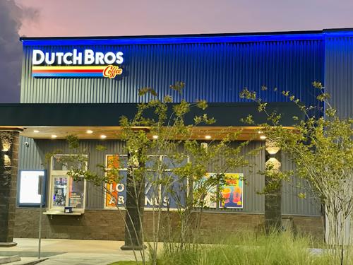 Dutch Bros Coffee League City • Blue Laser® LED