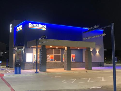 Dutch Bros Coffee McKinney • Blue Laser® LED