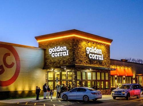 Golden Corral Burlington • Yellow Leon® LED